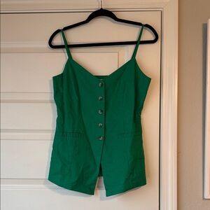 Olivaceous Button-Up Women's Top